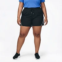 BCG Women's Plus Taped Woven Shorts 4.5