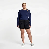 BCG Women's Plus Taped Woven Shorts 4.5