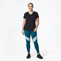 BCG Women's Hight Waisted Texture Mesh Leggings