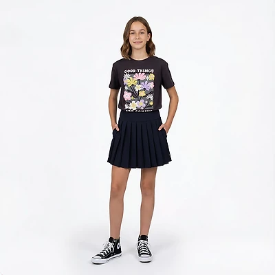 BCG Girls' Tennis Pleated Skort