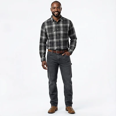 Brazos Men's Blacksmith HW Long Sleeve Flannel