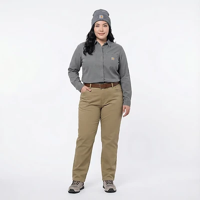 Carhartt Women's Flame Resistant Rugged Flex Relaxed Fit Canvas Work Pants