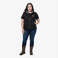 Carhartt Women's Relaxed Fit Washed Duck Lined Mock Neck Vest