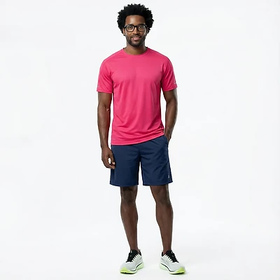 The BCG Men's Run Grid Mesh Short Sleeve T-shirt