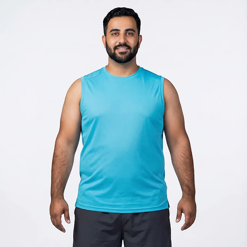 BCG Men's Run Grid Mesh Muscle Tank Top