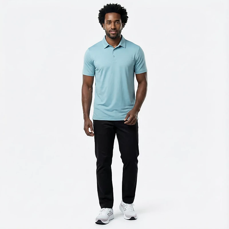 BCG Men's Golf Heather Polo Shirt