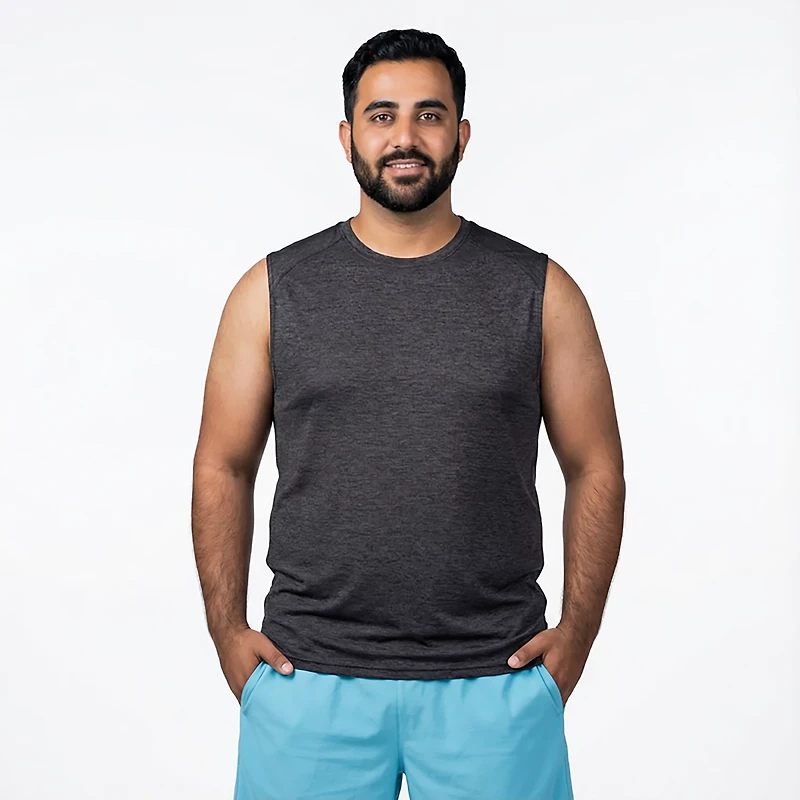 BCG Men's Turbo Melange Muscle Tank Top