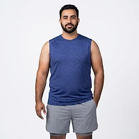 BCG Men's Turbo Melange Muscle Tank Top
