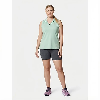 BCG Women's Tennis Sleeveless Polo Shirt