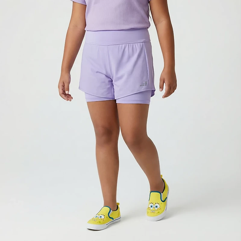 BCG Girls' Run Free 2-in-1 Shorts 4