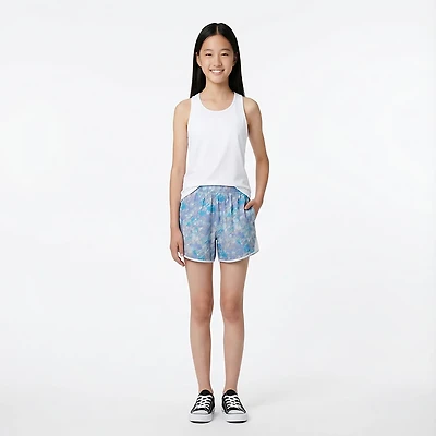 BCG Girls' Run Race Printed Shorts 3.5