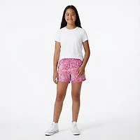 BCG Girls' Run Race Printed Shorts 3.5