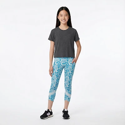 BCG Girls' Twist Back Crop Top