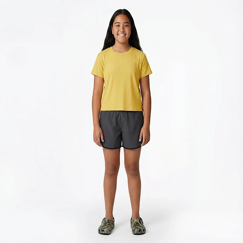 BCG Girls' Twist Back Crop Top