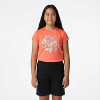 BCG Girls' Training Turbo Cheer Squad Graphic Short Sleeve T-shirt