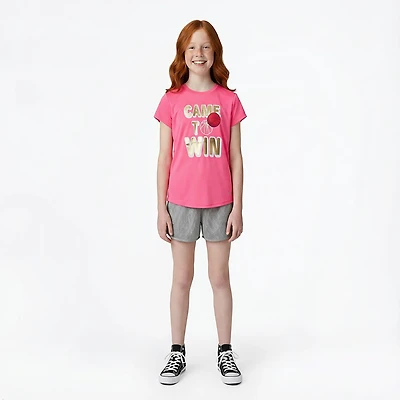 BCG Girls' Training Turbo Basketball Win Graphic Short Sleeve T-shirt