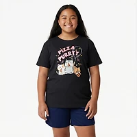 BCG Girls’ Pizza Cats Graphic T-shirt