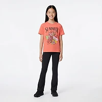 BCG Girls' Lifestyle Cotton Boxy Fruit Short Sleeve T-shirt