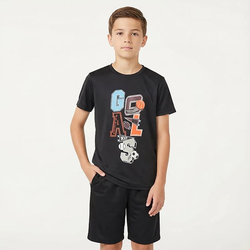 BCG Boys' Turbo #49 Graphic T-shirt
