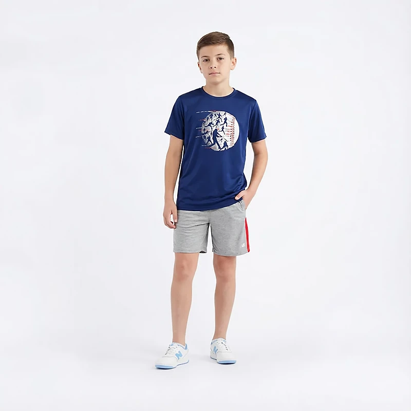BCG Boys' Turbo Baseballers Graphic T-shirt