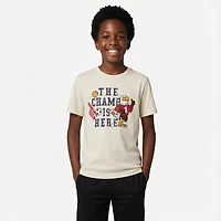 BCG Boys' Turbo Champ Is Here Short Sleeve Graphic T-shirt.