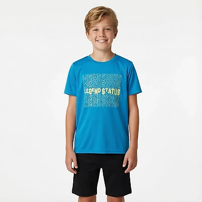 BCG Boys' Turbo Legend Block Graphic T-shirt