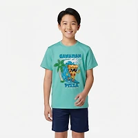 BCG Boys' Hawaiian Pizza Graphic T-shirt