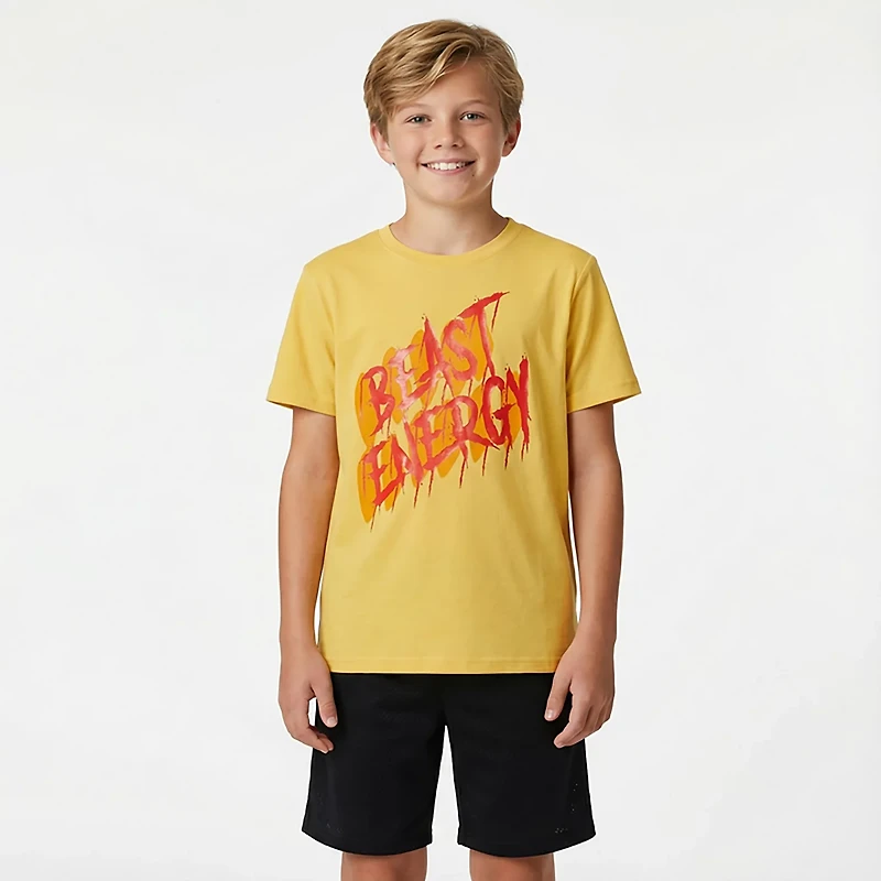 BCG Boys' Beast Energy Short Sleeve T-shirt