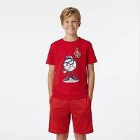 BCG Boys' Baseball Fan Cotton Graphic T-shirt