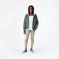 BCG Girls' Mid Rise Printed Leggings