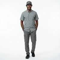 Magellan Men's Pecos River Solid Short Sleeve Shirt