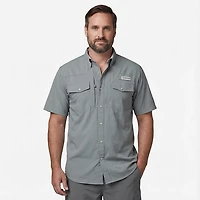 Magellan Men's Pecos River Solid Short Sleeve Shirt