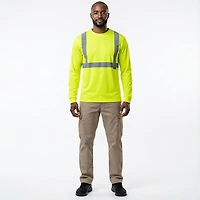 Brazos Men's Hi-Vis Long Sleeve Crew T-shirt