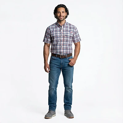 Magellan Outdoors Men's Local State Texas Plaid Shirt