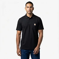 Carhartt Men's Loose Fit Midweight Short Sleeve Pocket Polo Shirt