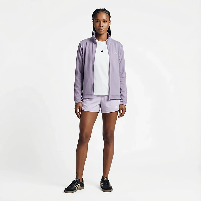 adidas Women's Tricot 3-Stripes Track Top