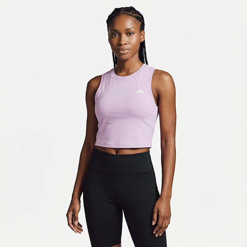 adidas Women's Training Essentials Regular 3-Stripes Tank Top