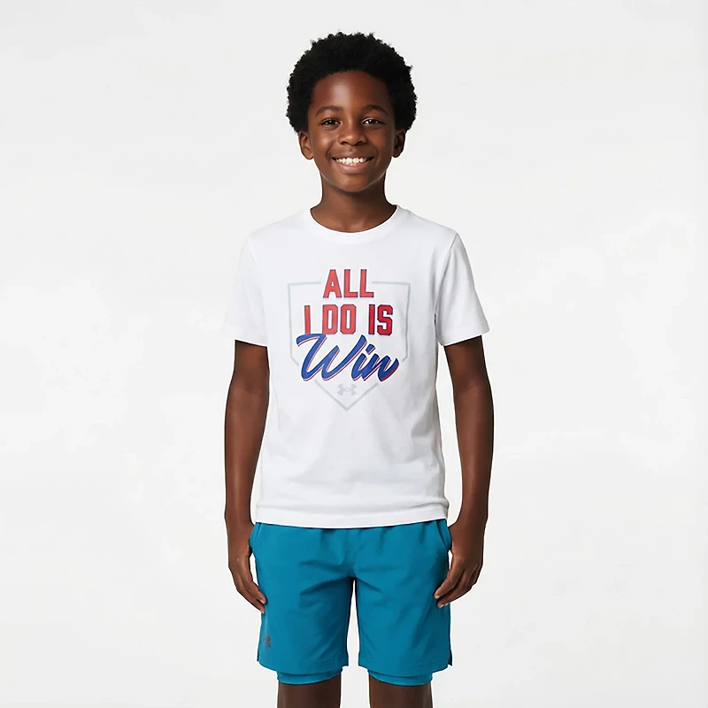 Under Armour Boys' Baseball Win T-shirt