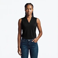 Antigua Women's Layout Sleeveless Polo Shirt