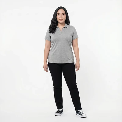 Antigua Women's Layout V-neck Polo Shirt