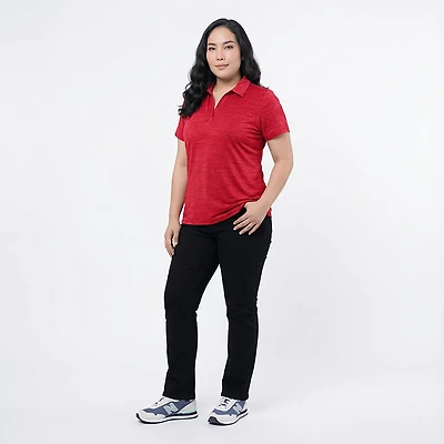 Antigua Women's Layout V-neck Polo Shirt