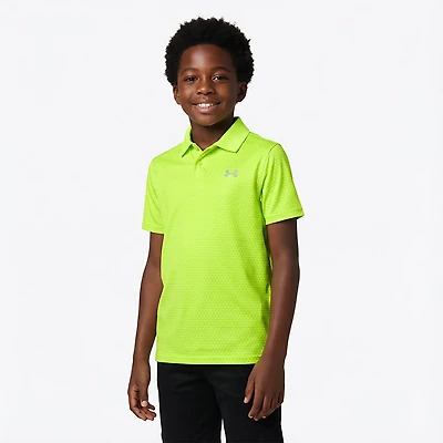 Under Armour Boys' Performance Printed Polo