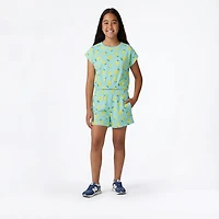 BCG Girls' (4-6X) Lemon Print Terry Set