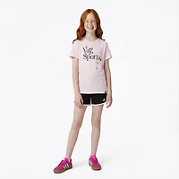 adidas Girls' Regular Fit Short Sleeve T-shirt