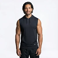 BCG Men's Tech Knit Sleeveless Hoodie