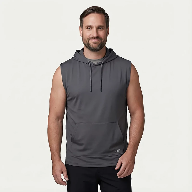 BCG Men's Tech Knit Sleeveless Hoodie