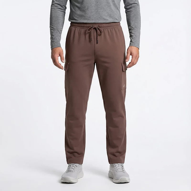 BCG Men's Double Knit Open Leg Cargo Pants