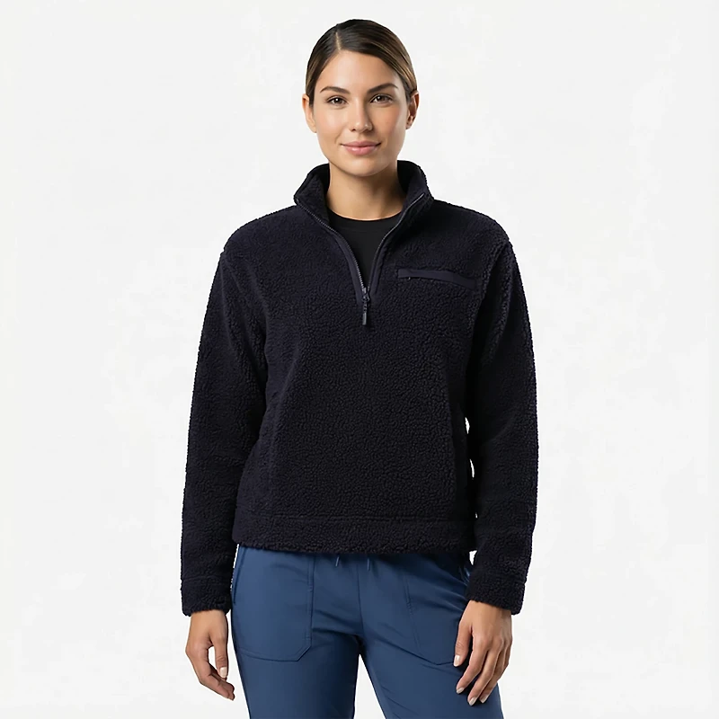 Magellan Outdoors Women's Campfire Poodle Fleece 1/4-Zip Sweatshirt