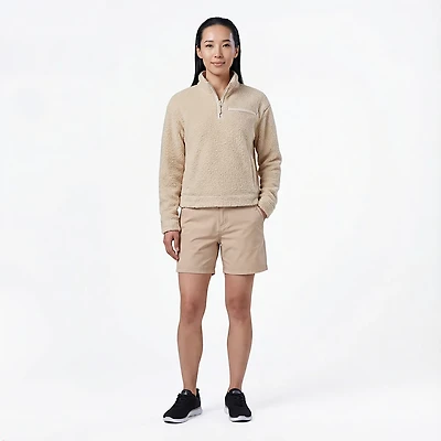 Magellan Outdoors Women's Campfire Poodle Fleece 1/4-Zip Sweatshirt