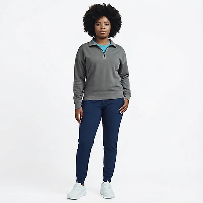 Magellan Outdoors Women's Campfire Washed 1/2-Zip Sweatshirt